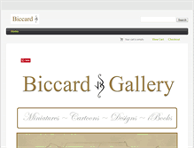 Tablet Screenshot of johnbiccard.com